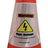 Electric Vehicle High Voltage Warning Sign - Cone Collar-3