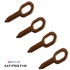 Straight Flat  Dent Pulling Weld Tab Keys - 100 pkg of Steel Tabs L