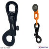Plastic Safety Chain Spring Loaded Plastic Snap Connector - Hook D