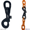 Plastic Safety Chain Spring Loaded Plastic Snap Connector - Hook E