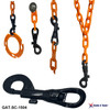 Plastic Safety Chain Spring Loaded Plastic Snap Connector - Hook h