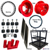 Heavy Duty 25" EZ Roller Spinner- Vehicle Mobility Wheel -  4&5 Lug Pattern F