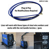 Green Handle Steel  MIG Welder Torch Liner - Works With Prospot welders E