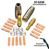Steel MIG Torch Consumable Kit - Compatible w/ Prospot Green Handle B