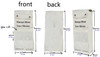 Measurements - Canvas Glove Bag - For Electrical Gloves - 15" D