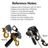 Pulling Ratchet with Chain for Vac-N-Pull - Vacuum pull Post D