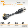 NEMA 6-50 Adapter for J5+ Charging system - A