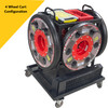 EZ Roller Spinner Heavy Duty Mobility Package  - (4) 22" & 25" wheels A