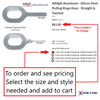 AlMgSi  Aluminum - Silicon  Dent Pulling Rings Keys - Straight & Twisted D