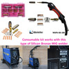 Silicon Bronze MIG Torch Consumable Kit - Compatible w/ chief Red Handle