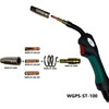 Steel Green Handle MIG Gun-Torch Assembly - Works With chief