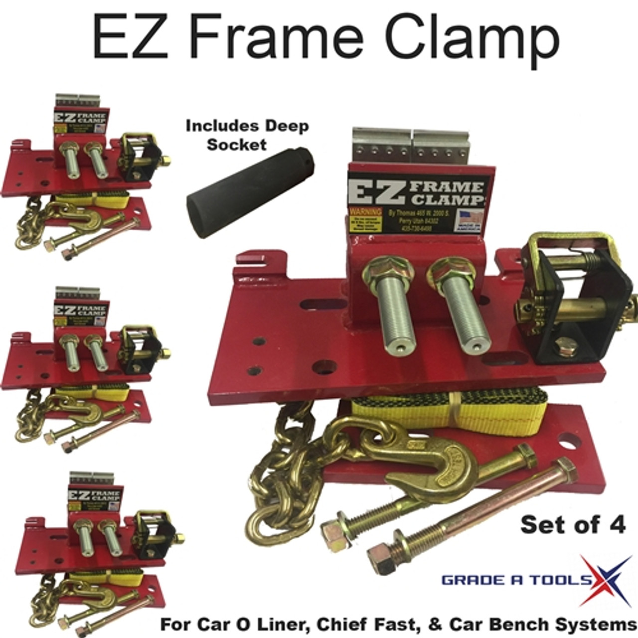 Easy-too-Clamp Frame Anchoring - Alternative Car O Liner Anchoring system