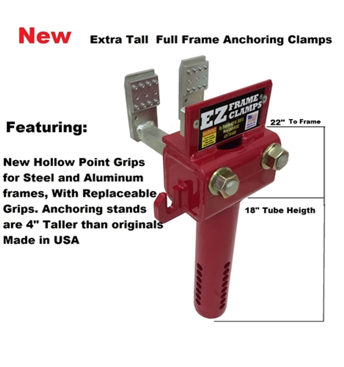 EZ Frame Clamp  Chief style - Extra Tall