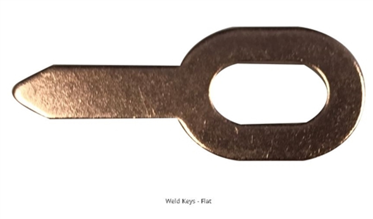 Dentfix DF-503KF Weld Keys - Flat, 100/Pkg