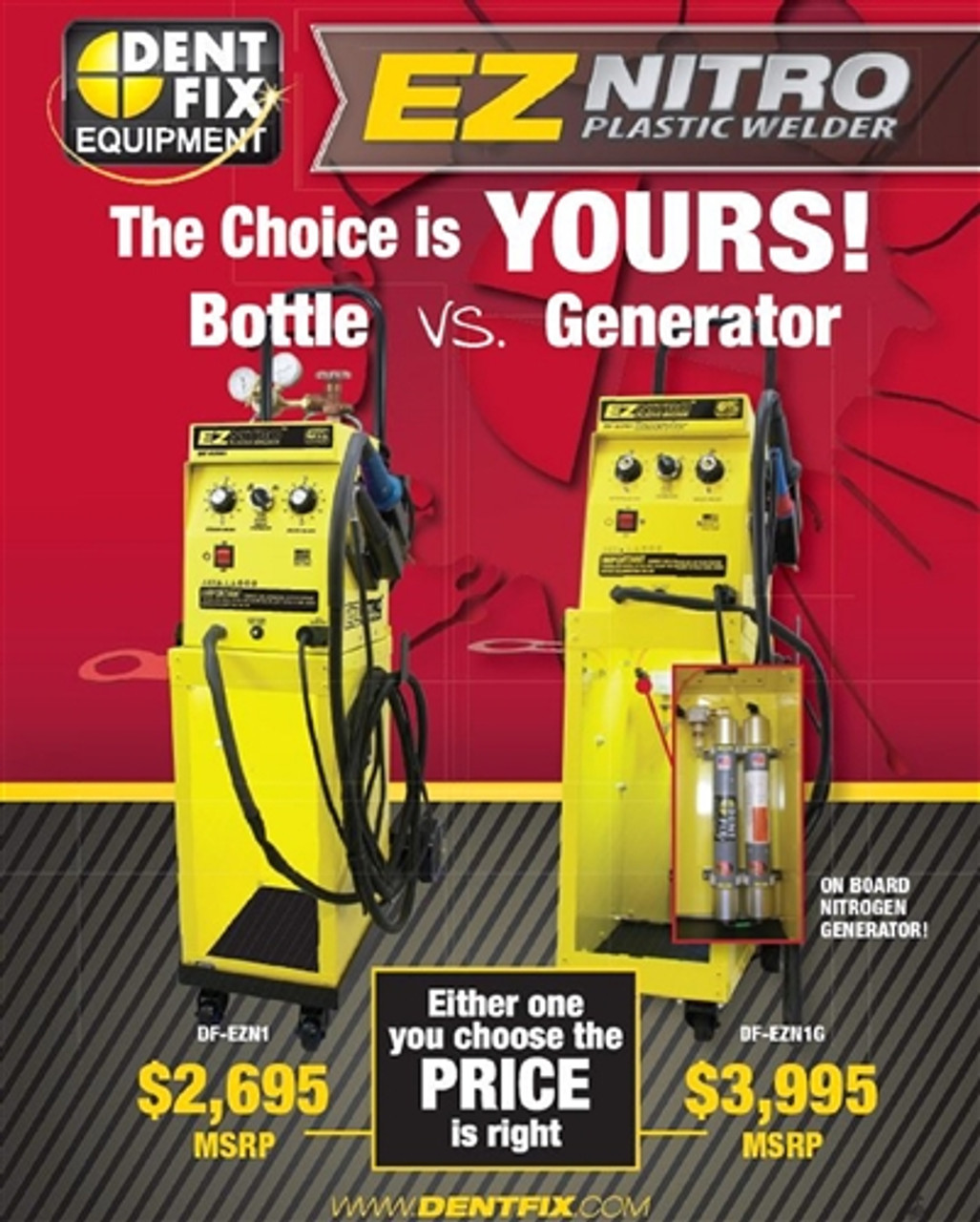 DentFix DF-EZN1G EZ Nitrogen Plastic Welder - Generator