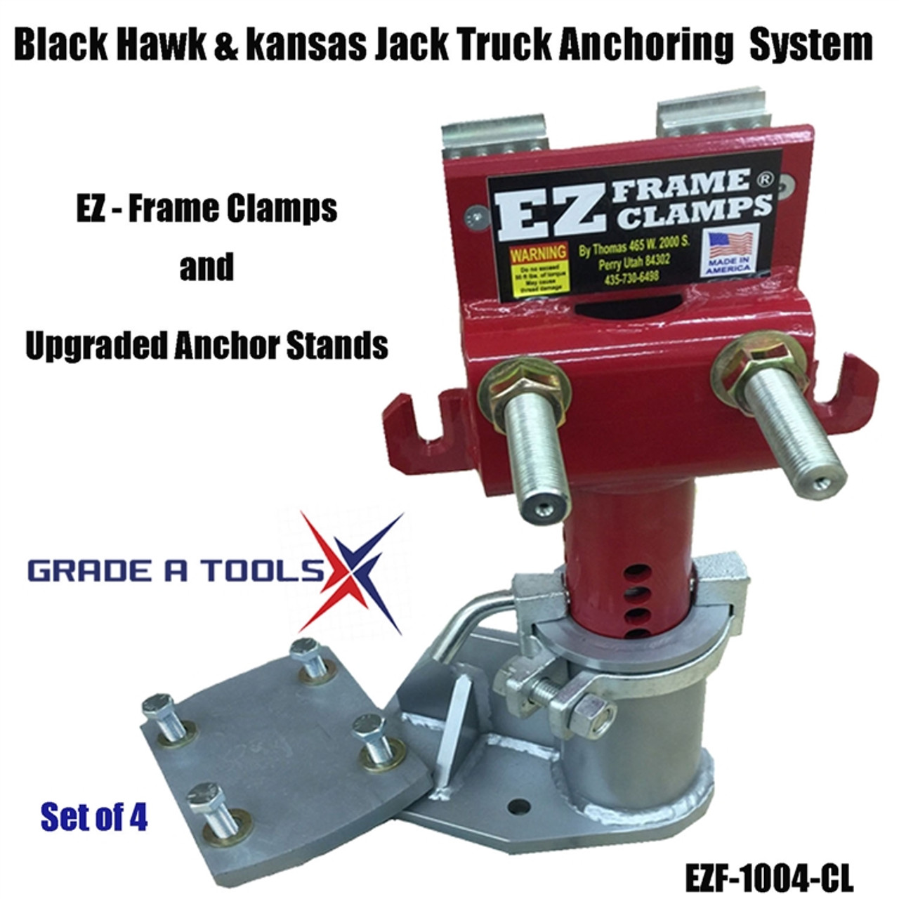 EZ Frame Clamps Fits Black Hawk and Kansas Jack