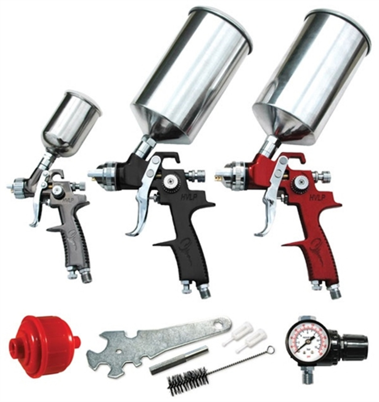ATD Tools 6900 HVLP Spray Gun Set with Face Masks