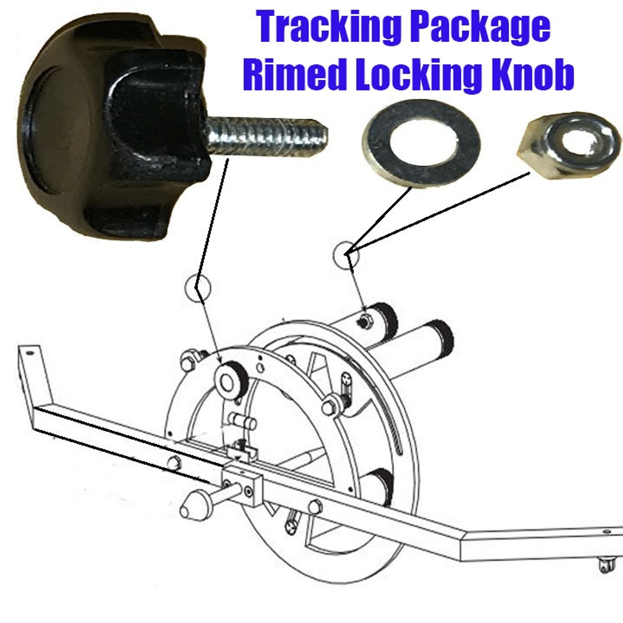 Replacement Chief Tracking Package - Locking Knob Kit
