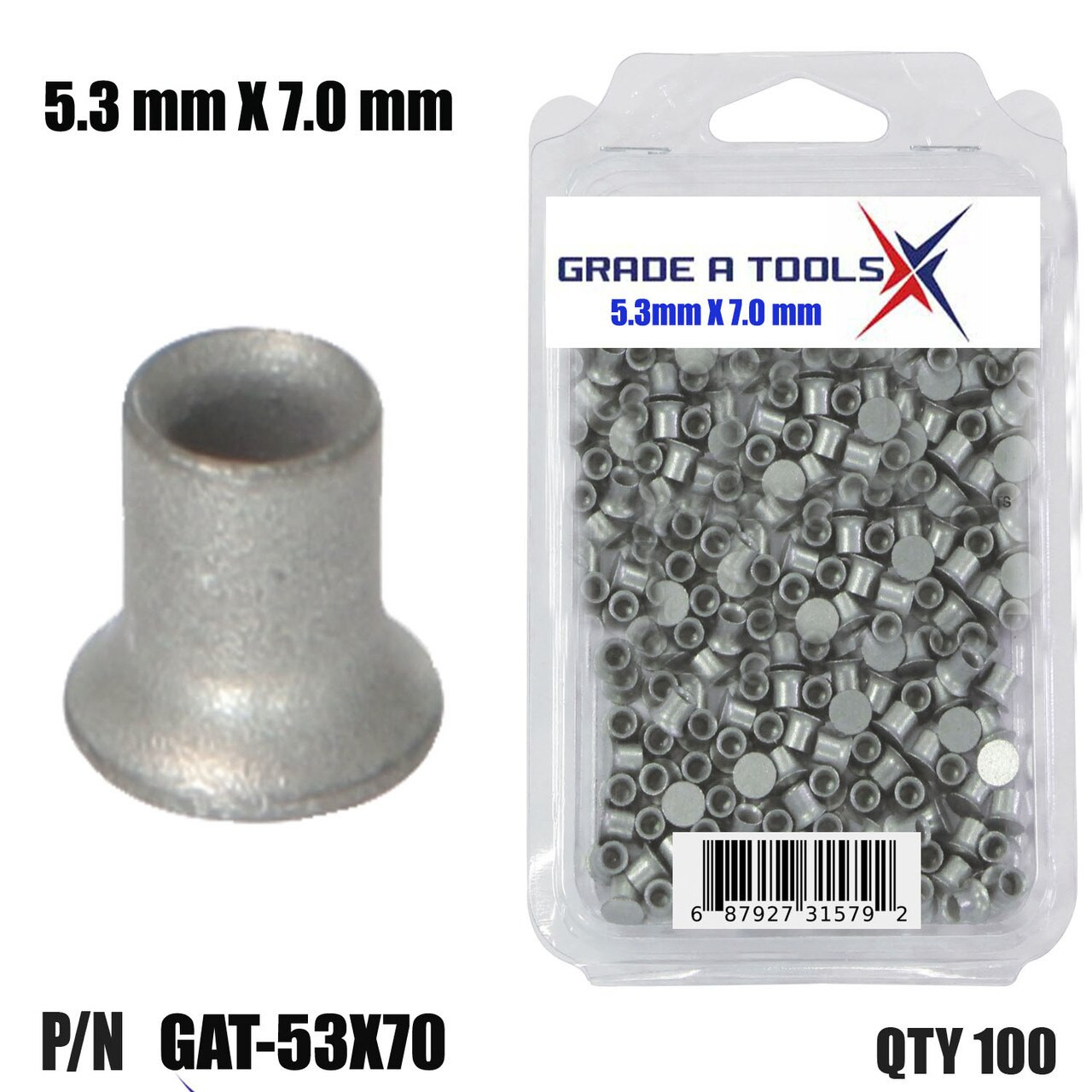 Self Piercing Rivets  5.3 X 7.0  for collision repairs