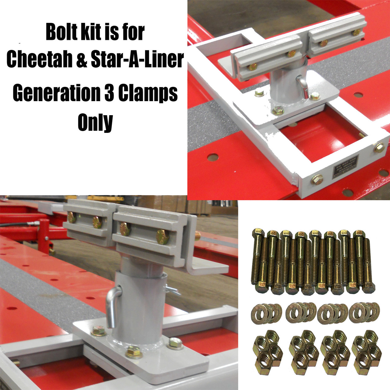 Star-A-Liner Deluxe Anchoring Bolt Kit - Full kit -g