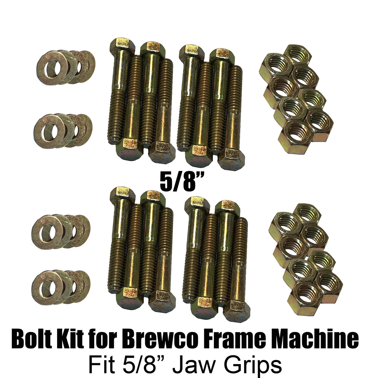 Brewco Executive 360 Pinch Weld Clamp Bolt Kit 5/8"  - A