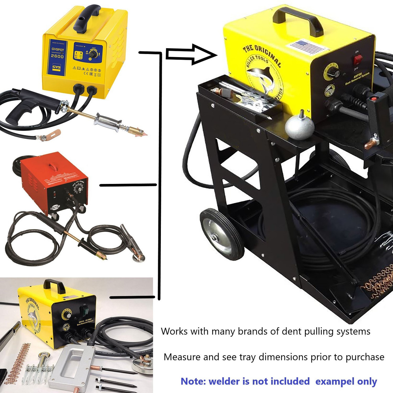 Grade A Tools Dent Puller Cart  c