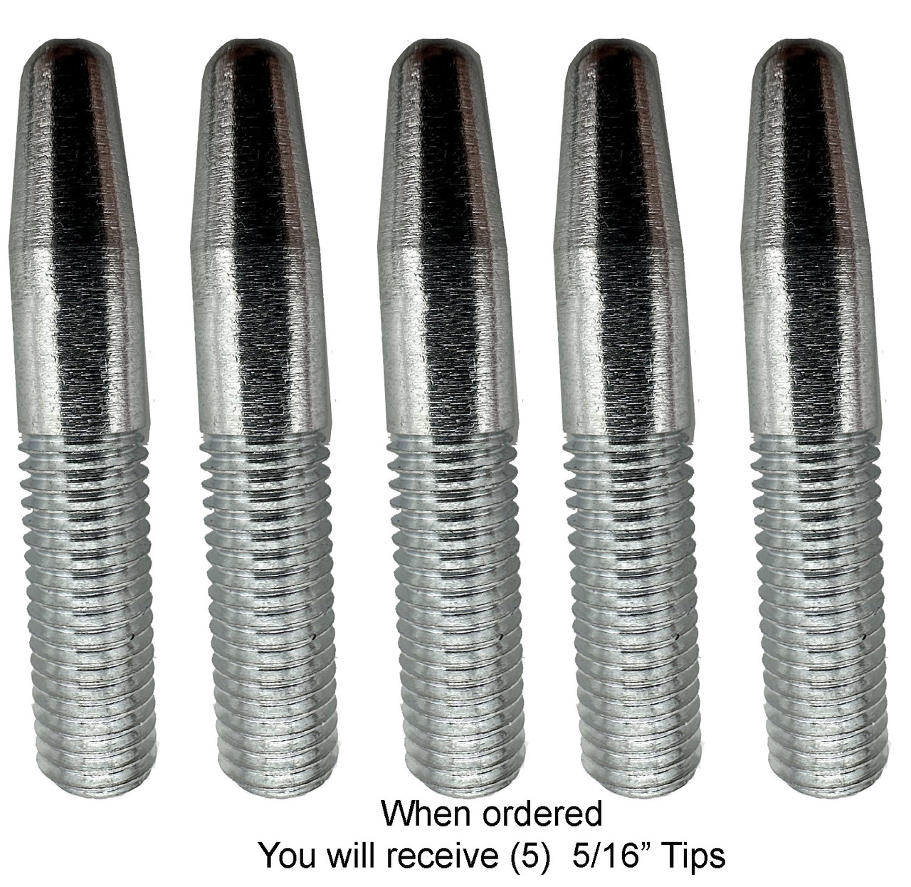 8mm Spot Hammer Contact tips - works with Prospot Dent repair 5-Pack  B