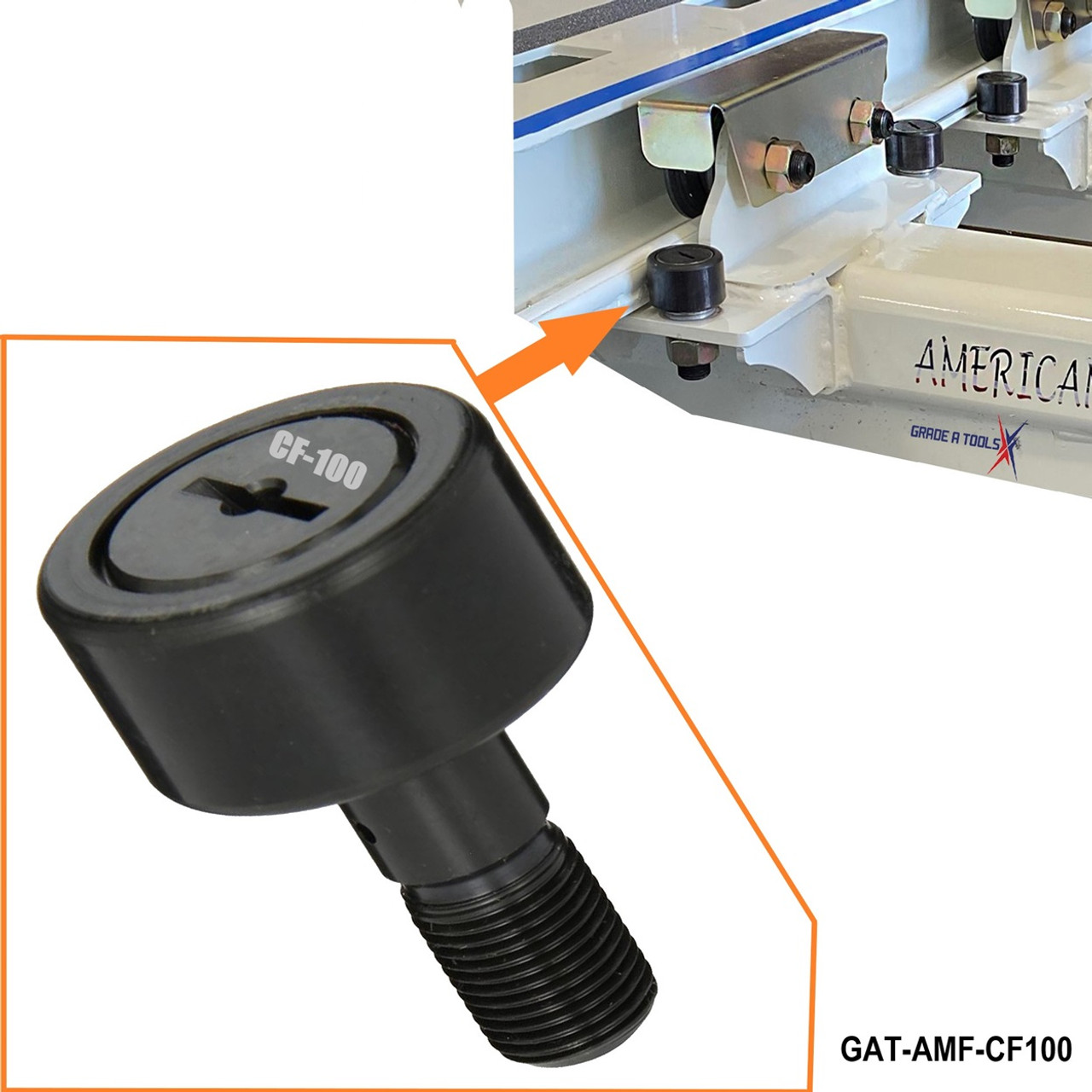 American Freedom Frame Machine Pull Tower  Cam Follower - Roller  Bearing B