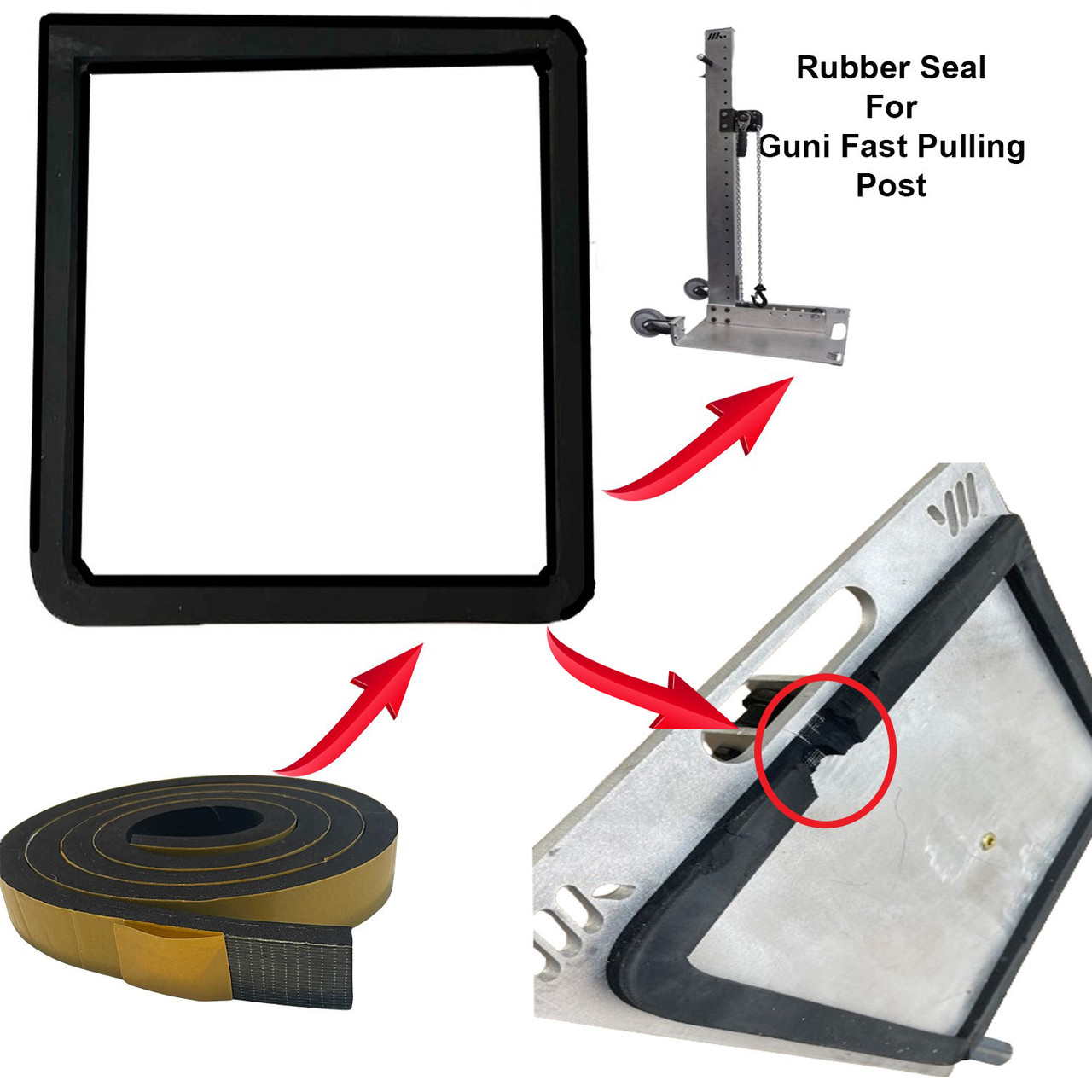 Rubber Vacuum Seal For Guni Fast Pulling post C