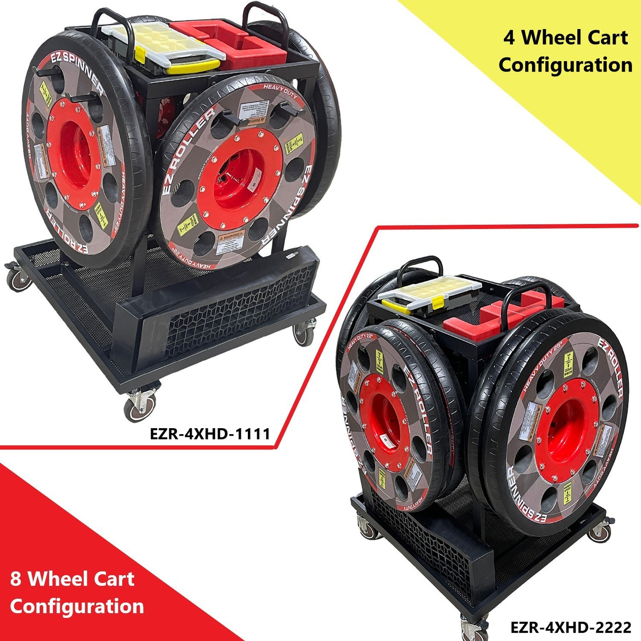 Heavy Duty 25" EZ Roller Spinner- Vehicle Mobility Wheel - 5&6 Lug Pattern G