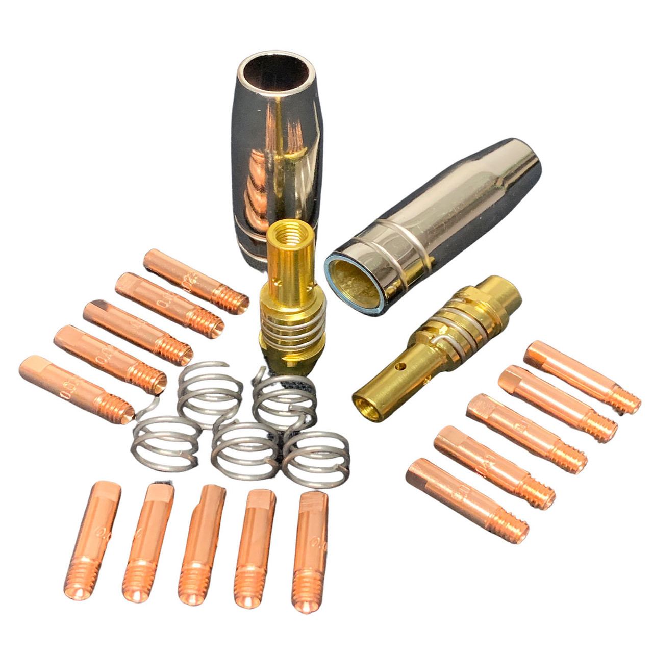Steel MIG Torch Consumable Kit - Compatible w/ Prospot Green Handle D