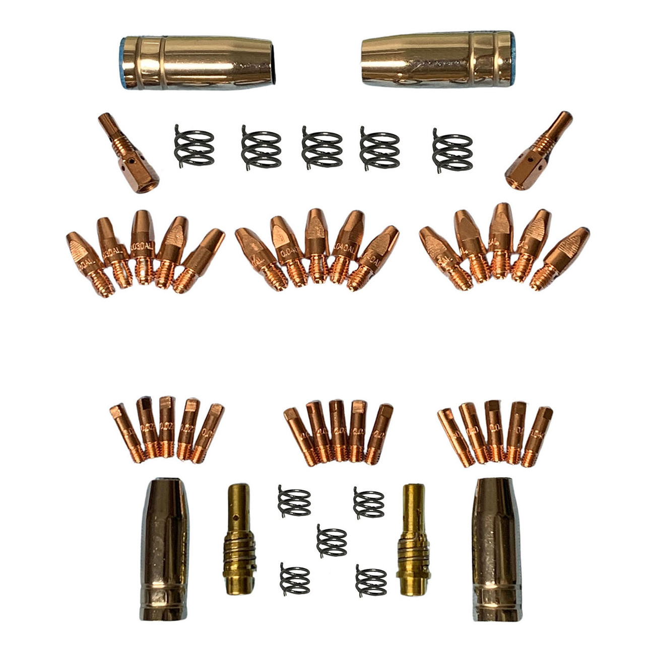 Premium 48 Piece MIG Torch Consumable Kit - Compatible w/ 3 Prospot Torches SA-0555 D
