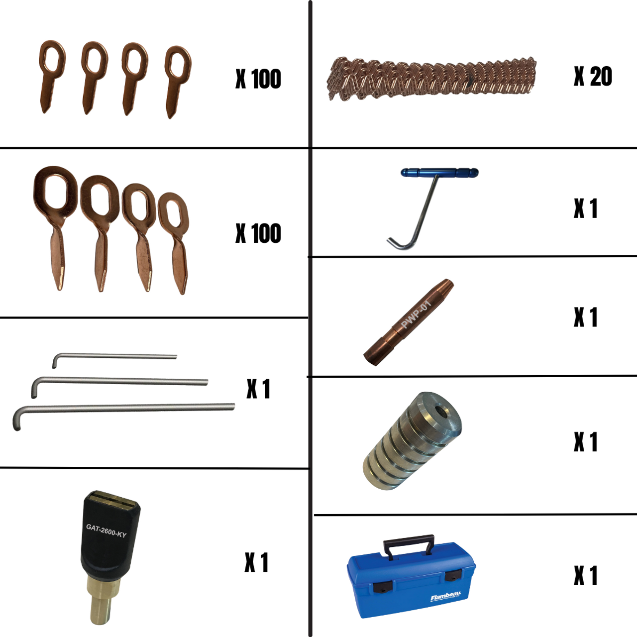 Dent Pulling Package - GYS2600 Spot Puller Compatible - B