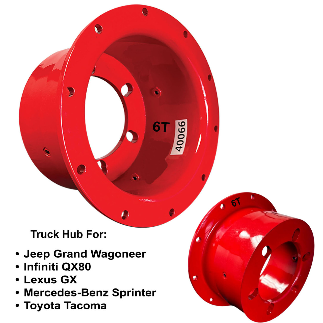 Interchangeable Hub Center for 6T- Truck C