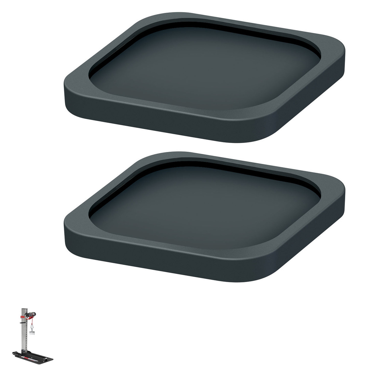 Rubber Pads  for AirFix Draw Aligner - Vacuum Pulling Post