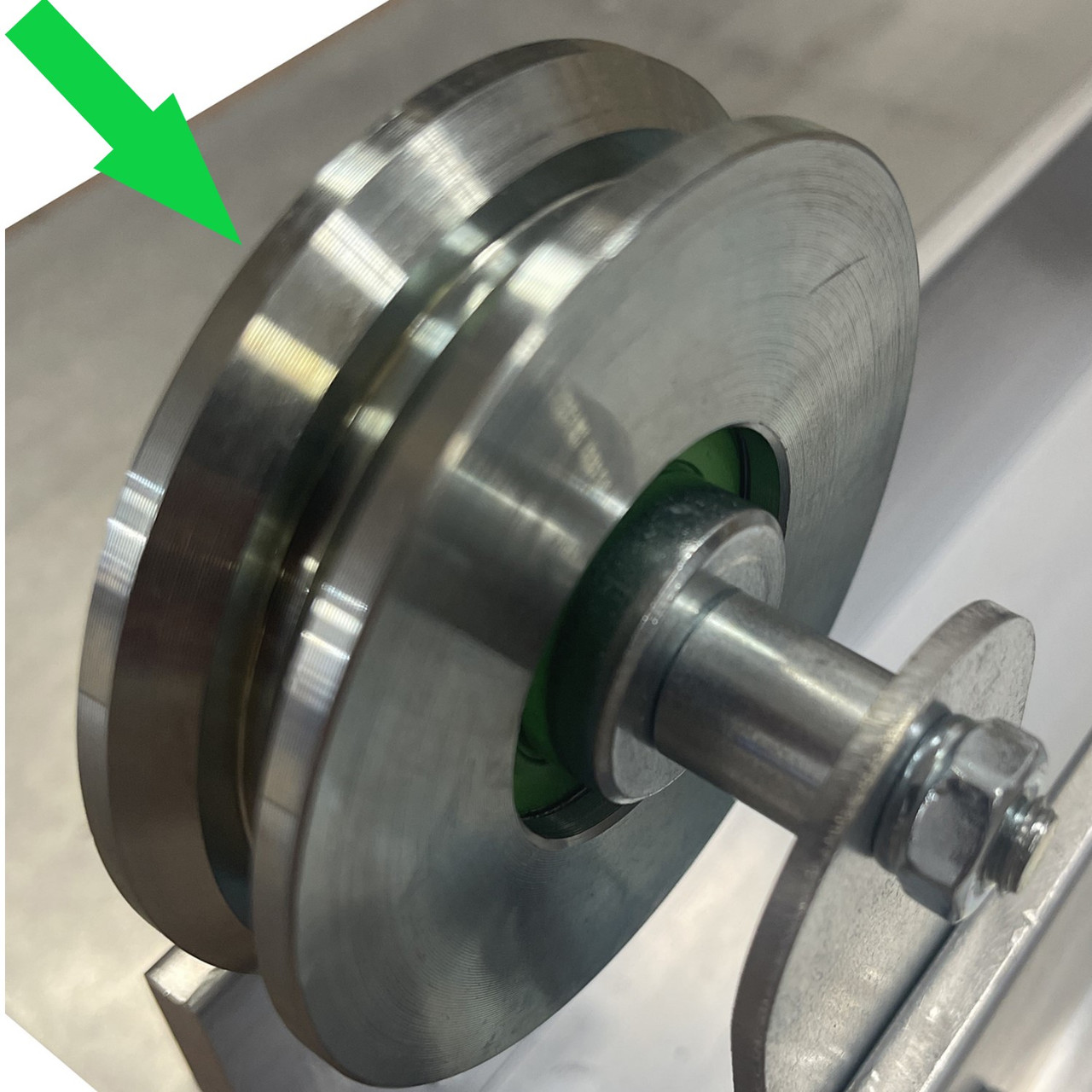 Down Pull Roller wheel  for Vac-N-Pull - Vacuum pull Post C Vac-N-Pull
