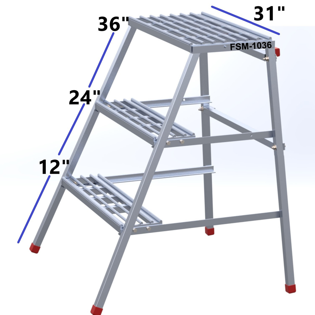 Adjustable Step - Work Stand - 36" B