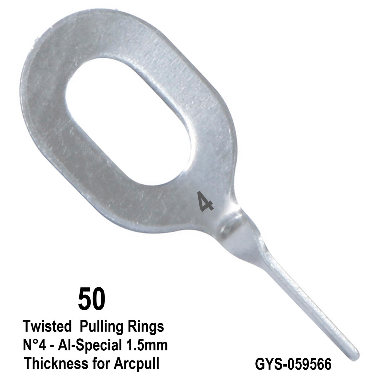 1.5mm Al-Special Twisted Dent Pulling Rings GYS-059566