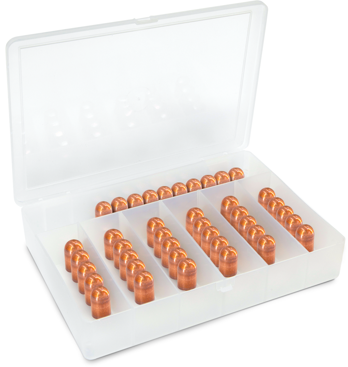 Box of 40 Round Type F Spot weld Caps - For Chief & GYS Spot welders C