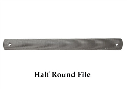 Flex File Round 14" Shell,  8 Tooth, For  Auto Body Repairs