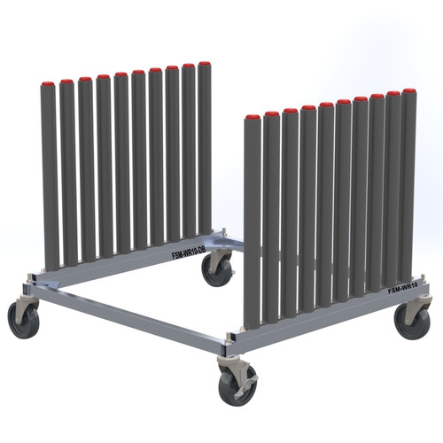 Mobile  Windshield and Glass Storage Dolly - 9 Slot A