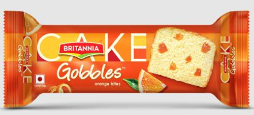 Britannia Gobbles Orange Cake (40g.)