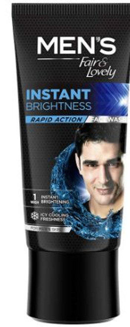 Men's fair & lovely  Instant Brightness rapid action Cream 50gm  Face wash