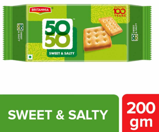 Britannia 50-50 Sweet and Salty 200 gm