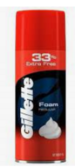 Gillette  Regular  Shaving Foam 196g