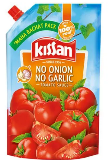 Kissan - No Onion No Garlic Tomato Sauce 450gm