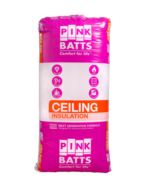 Pink® Batts Ceiling R2.5 1160x430x130- 16 pieces / 7.98sqm