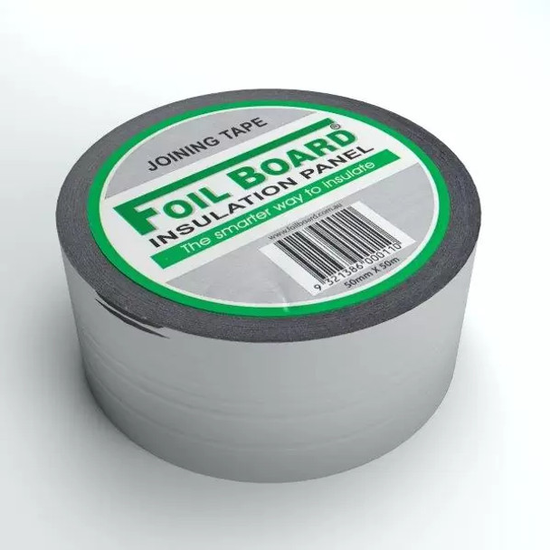 Foilboard® Silver Joining Tape. 50mm x 50m- price per carton of 24 