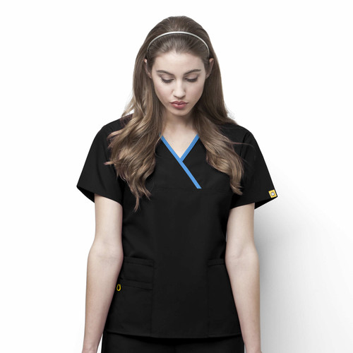 Origins Charlie-Women's Y-Neck Fashion Scrub Top (6026)