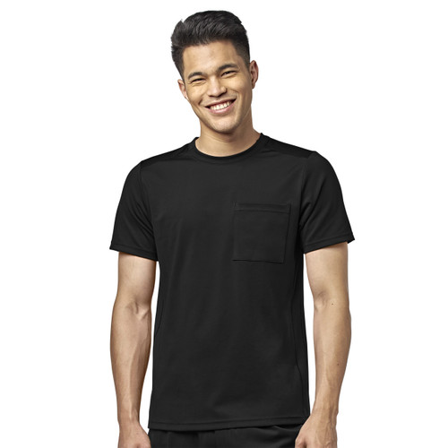 Moto Men's Moto Knit Crew Neck Scrub Top (6699)